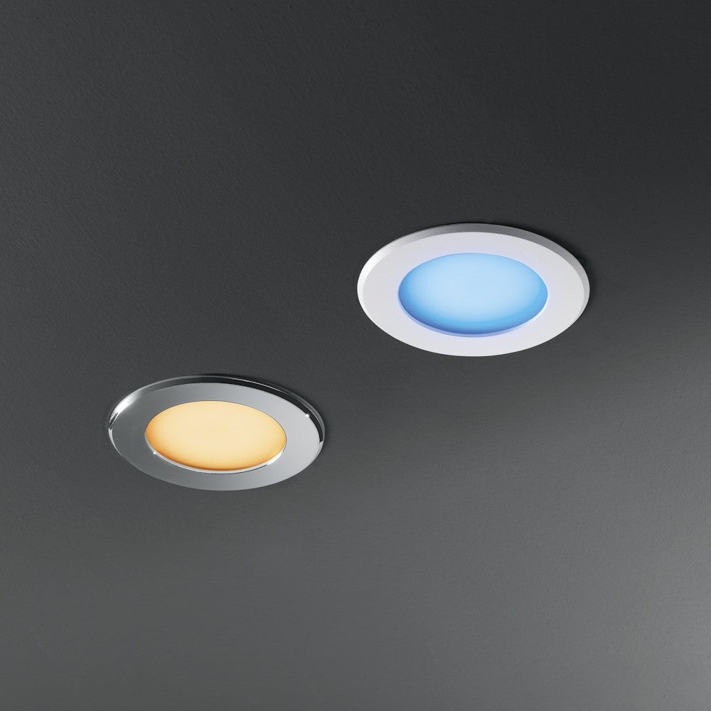 Oprawa wpuszczana IP65 5W ściemnialna smart wifi RGB + 4000K - 12V easy domotica ARCOBALENO